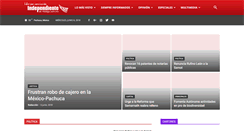 Desktop Screenshot of elindependientedehidalgo.com.mx